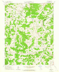 Safe Missouri Historical topographic map, 1:24000 scale, 7.5 X 7.5 Minute, Year 1962