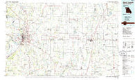 Saint Joseph Missouri Historical topographic map, 1:100000 scale, 30 X 60 Minute, Year 1986