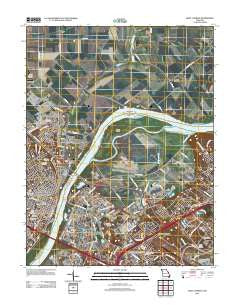Saint Charles Missouri Historical topographic map, 1:24000 scale, 7.5 X 7.5 Minute, Year 2012