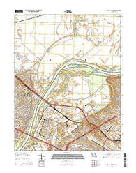 Saint Charles Missouri Current topographic map, 1:24000 scale, 7.5 X 7.5 Minute, Year 2015