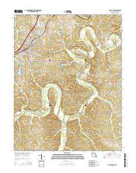 Saint Clair Missouri Current topographic map, 1:24000 scale, 7.5 X 7.5 Minute, Year 2015