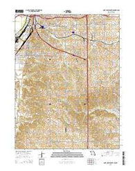 Saint Joseph South Missouri Current topographic map, 1:24000 scale, 7.5 X 7.5 Minute, Year 2015