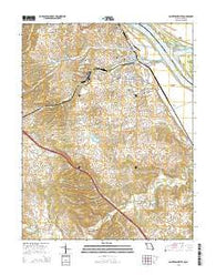 Sainte Genevieve Missouri Current topographic map, 1:24000 scale, 7.5 X 7.5 Minute, Year 2015
