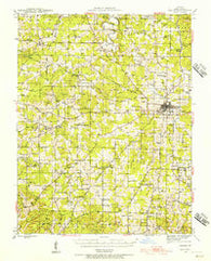 Salem Missouri Historical topographic map, 1:62500 scale, 15 X 15 Minute, Year 1941