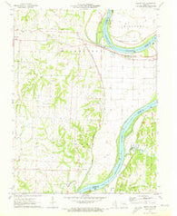 Saline City Missouri Historical topographic map, 1:24000 scale, 7.5 X 7.5 Minute, Year 1971