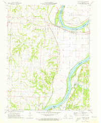 Saline City Missouri Historical topographic map, 1:24000 scale, 7.5 X 7.5 Minute, Year 1971