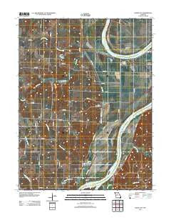 Saline City Missouri Historical topographic map, 1:24000 scale, 7.5 X 7.5 Minute, Year 2012