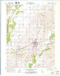 Salisbury Missouri Historical topographic map, 1:24000 scale, 7.5 X 7.5 Minute, Year 1956