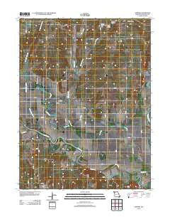 Sampsel Missouri Historical topographic map, 1:24000 scale, 7.5 X 7.5 Minute, Year 2012