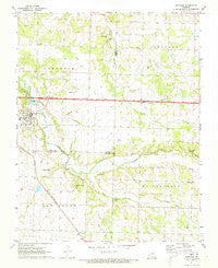 Sarcoxie Missouri Historical topographic map, 1:24000 scale, 7.5 X 7.5 Minute, Year 1971
