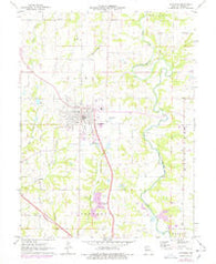 Savannah Missouri Historical topographic map, 1:24000 scale, 7.5 X 7.5 Minute, Year 1971