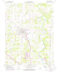 Savannah Missouri Historical topographic map, 1:24000 scale, 7.5 X 7.5 Minute, Year 1971