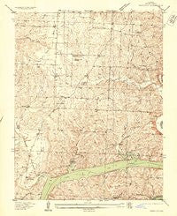 Schuyler Missouri Historical topographic map, 1:24000 scale, 7.5 X 7.5 Minute, Year 1936