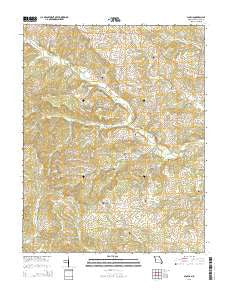 Scopus Missouri Current topographic map, 1:24000 scale, 7.5 X 7.5 Minute, Year 2015
