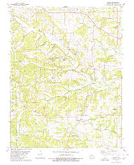 Scopus Missouri Historical topographic map, 1:24000 scale, 7.5 X 7.5 Minute, Year 1980