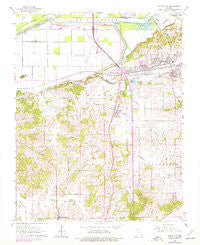 Scott City Missouri Historical topographic map, 1:24000 scale, 7.5 X 7.5 Minute, Year 1963