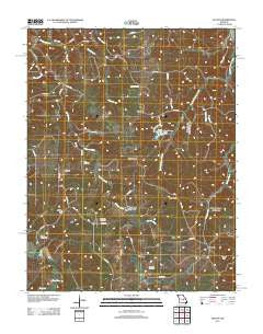 Seaton Missouri Historical topographic map, 1:24000 scale, 7.5 X 7.5 Minute, Year 2011