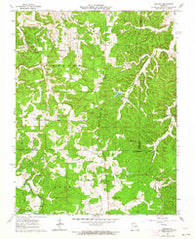 Seaton Missouri Historical topographic map, 1:24000 scale, 7.5 X 7.5 Minute, Year 1963