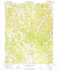 Seaton Missouri Historical topographic map, 1:24000 scale, 7.5 X 7.5 Minute, Year 1963
