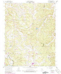 Seaton Missouri Historical topographic map, 1:24000 scale, 7.5 X 7.5 Minute, Year 1963