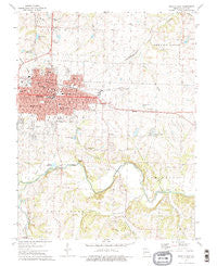 Sedalia East Missouri Historical topographic map, 1:24000 scale, 7.5 X 7.5 Minute, Year 1973