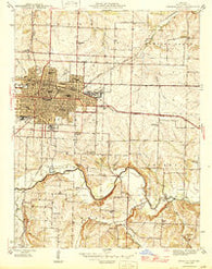 Sedalia East Missouri Historical topographic map, 1:24000 scale, 7.5 X 7.5 Minute, Year 1946