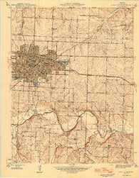 Sedalia East Missouri Historical topographic map, 1:24000 scale, 7.5 X 7.5 Minute, Year 1946