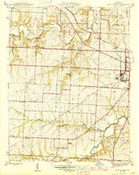 Sedalia West Missouri Historical topographic map, 1:24000 scale, 7.5 X 7.5 Minute, Year 1946