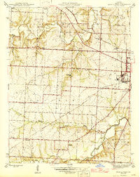 Sedalia West Missouri Historical topographic map, 1:24000 scale, 7.5 X 7.5 Minute, Year 1946