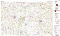 Sedalia Missouri Historical topographic map, 1:100000 scale, 30 X 60 Minute, Year 1983