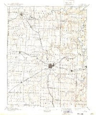 Sedalia Missouri Historical topographic map, 1:125000 scale, 30 X 30 Minute, Year 1894