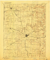 Sedalia Missouri Historical topographic map, 1:125000 scale, 30 X 30 Minute, Year 1894
