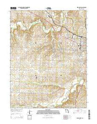 Sedalia West Missouri Current topographic map, 1:24000 scale, 7.5 X 7.5 Minute, Year 2014