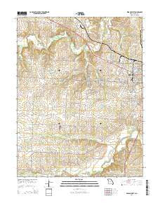 Sedalia West Missouri Current topographic map, 1:24000 scale, 7.5 X 7.5 Minute, Year 2014