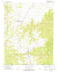 Seligman Missouri Historical topographic map, 1:24000 scale, 7.5 X 7.5 Minute, Year 1974