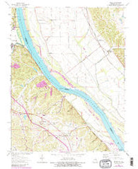 Selma Missouri Historical topographic map, 1:24000 scale, 7.5 X 7.5 Minute, Year 1964