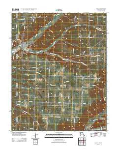 Seneca Missouri Historical topographic map, 1:24000 scale, 7.5 X 7.5 Minute, Year 2012