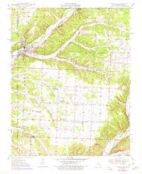 Seneca Missouri Historical topographic map, 1:24000 scale, 7.5 X 7.5 Minute, Year 1949