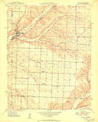 Seneca Missouri Historical topographic map, 1:24000 scale, 7.5 X 7.5 Minute, Year 1950