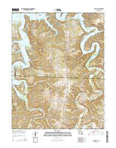 Sentinel Missouri Current topographic map, 1:24000 scale, 7.5 X 7.5 Minute, Year 2015