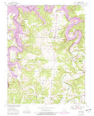 Sentinel Missouri Historical topographic map, 1:24000 scale, 7.5 X 7.5 Minute, Year 1949