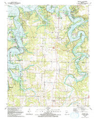 Sentinel Missouri Historical topographic map, 1:24000 scale, 7.5 X 7.5 Minute, Year 1991
