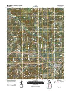 Seymour Missouri Historical topographic map, 1:24000 scale, 7.5 X 7.5 Minute, Year 2011
