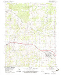 Seymour Missouri Historical topographic map, 1:24000 scale, 7.5 X 7.5 Minute, Year 1982