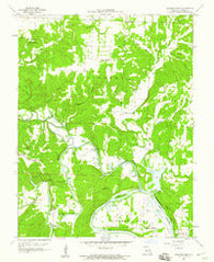 Shawnee Bend Missouri Historical topographic map, 1:24000 scale, 7.5 X 7.5 Minute, Year 1959
