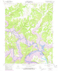 Shawnee Bend Missouri Historical topographic map, 1:24000 scale, 7.5 X 7.5 Minute, Year 1959