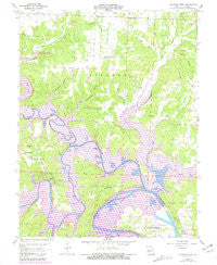 Shawnee Bend Missouri Historical topographic map, 1:24000 scale, 7.5 X 7.5 Minute, Year 1959