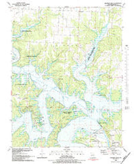 Shawnee Bend Missouri Historical topographic map, 1:24000 scale, 7.5 X 7.5 Minute, Year 1983