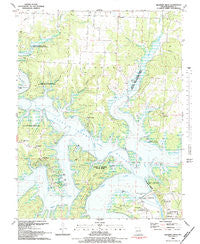 Shawnee Bend Missouri Historical topographic map, 1:24000 scale, 7.5 X 7.5 Minute, Year 1983