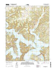 Shawnee Bend Missouri Current topographic map, 1:24000 scale, 7.5 X 7.5 Minute, Year 2014